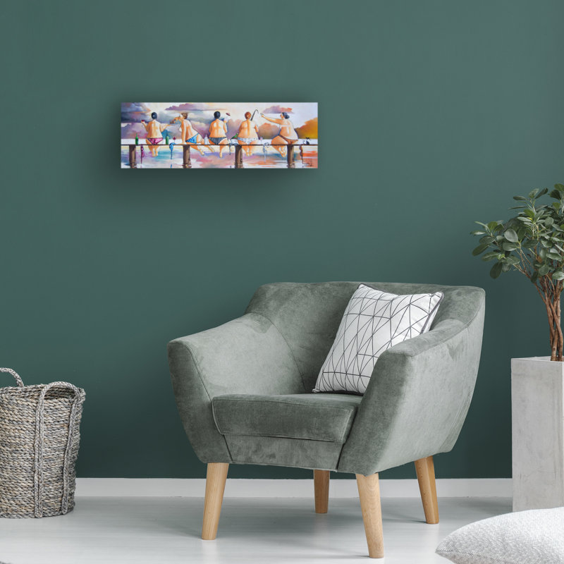 Art sur toile «Bachelor», H 10 po x l 32 po