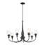 Lustre 35,6 pouces avec verre transparent Melis-70048097