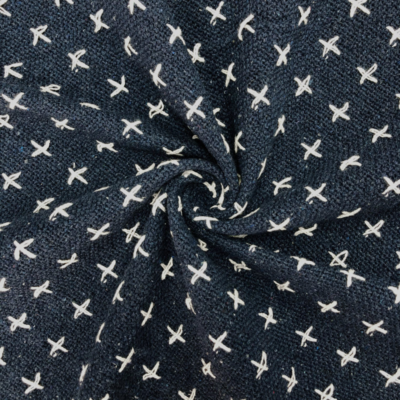 Couverture en coton, Simple, Bleu