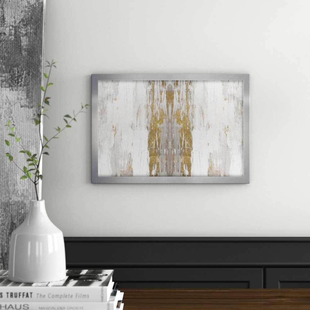Sensation White Abstract Art - Art Prints Print