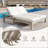 Outdoor Double Lounge Chair with 5-Position Adjustable Backrest, Removable Cushions for Patio and Poolside-1476369598