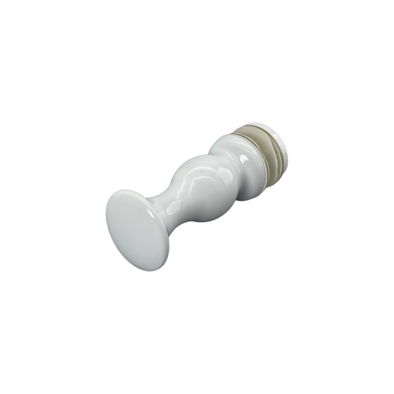 Bouton de porte Brixwell K-COLSM-W, Blanc brillant