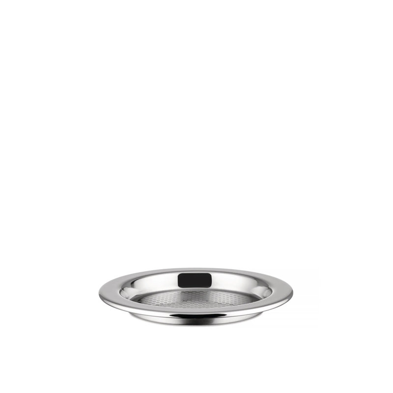 Stainless Steel Round 2 Piece Coaster Set