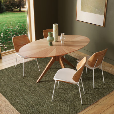 Chanston 4 - Person Pedestal Dining Set