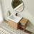 Wall-Mounted Floating Bathroom Vanity with Ceramic Top-716232424