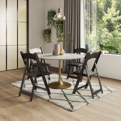 Comfortable Cushion Padded Stackable Folding Chair Folding Chair Set