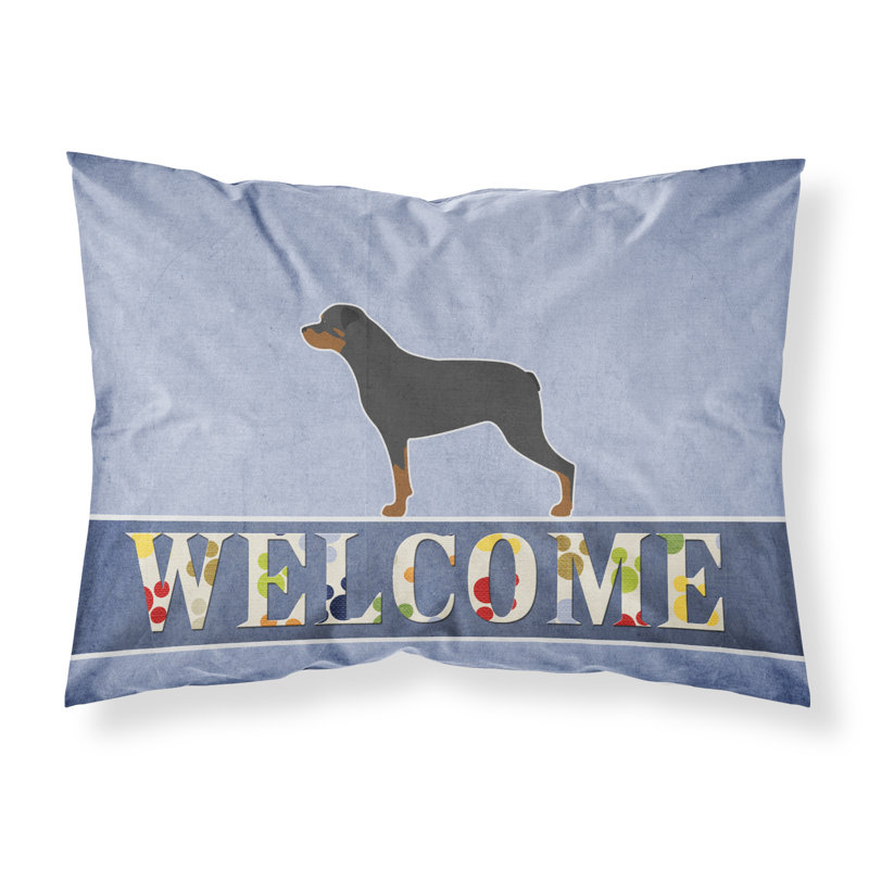 Taie d’oreiller welcome, Rottweiler