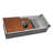 Ruvati 45-inch Double Bowl Workstation Two-Tiered Ledge Kitchen Sink Undermount Stainless Steel