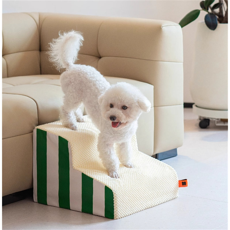 Escaliers pour chiens, Beige et vert