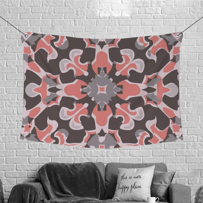 Machine Tapestry - Rod Included, 50" H x 60" W