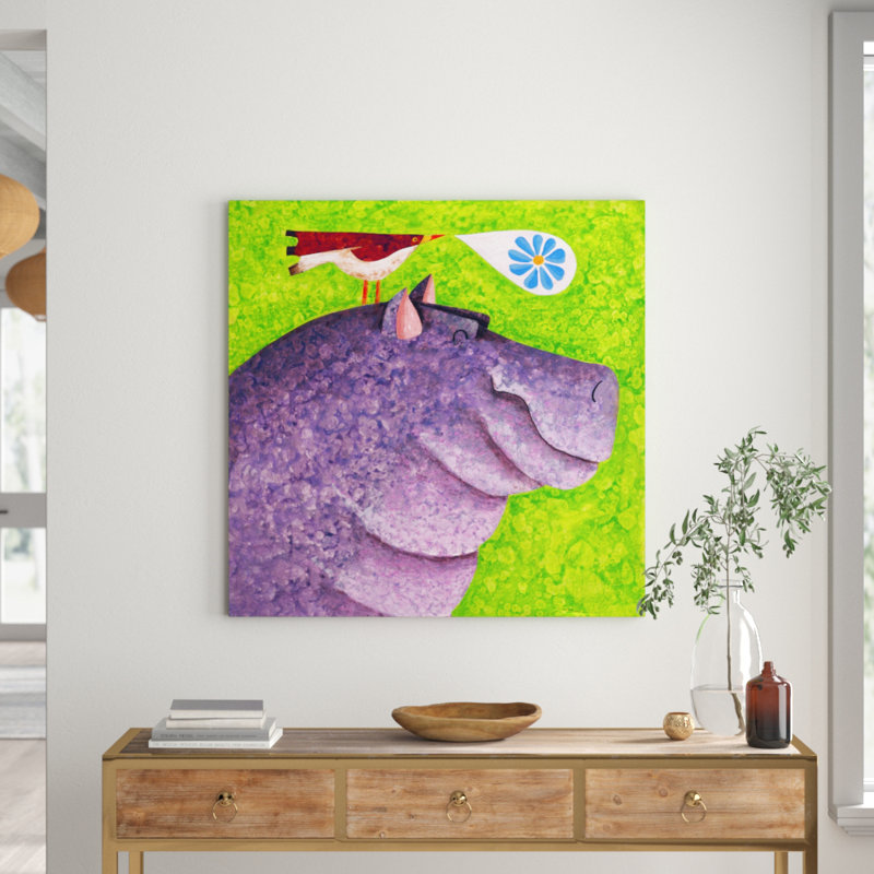 Janet Nelson - Wrapped Canvas Painting, 101cm H x 101cm W x 3.81cm D
