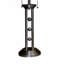 Lampe de table - métal de 27 po de hauteur «ton argent»
