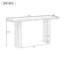 Elegant Oak Veneer Console - Suits Contemporary Interiors Versatile With Fits Various Settings-317086645