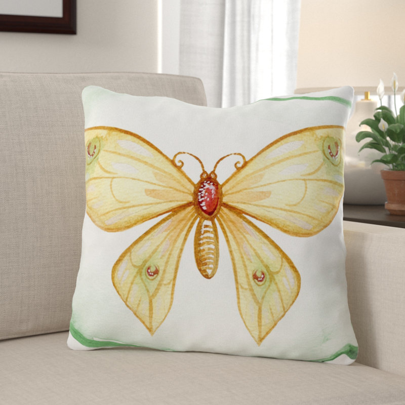 Housse et insert de coussin carré Dietrick, Microsuède, Intérieur