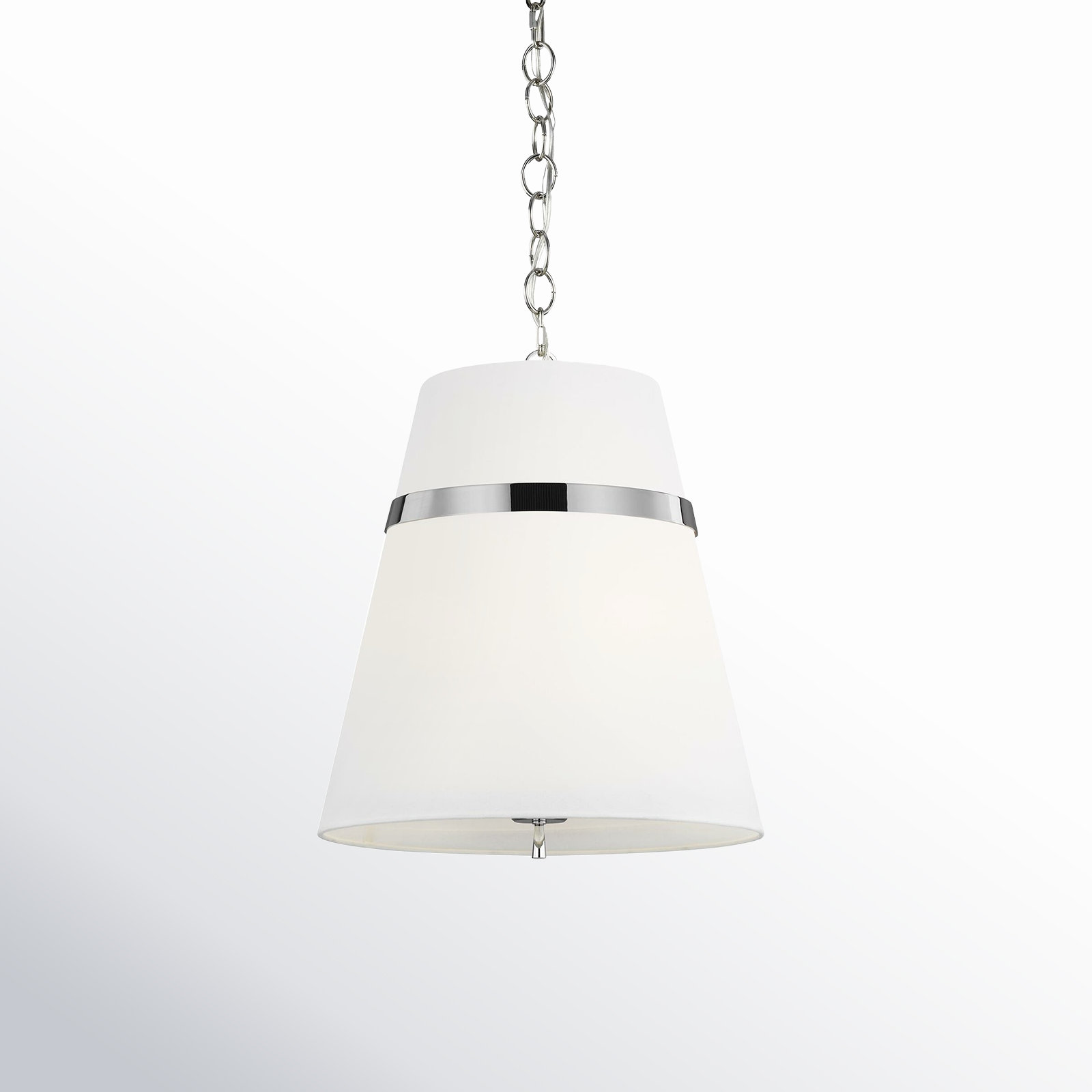 Rory 3 Light Dimmable Pendant, 84.5'' H x 8.13'' W x 8.13'' D, Polished Nickel, 1 Light