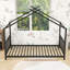 Lit plateforme simple en métal en forme de toit-1791537767