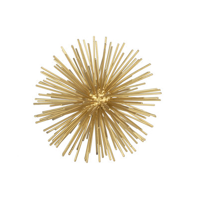 Nova 4" Gold Sputnik Starburst Tabletop Sculpture
