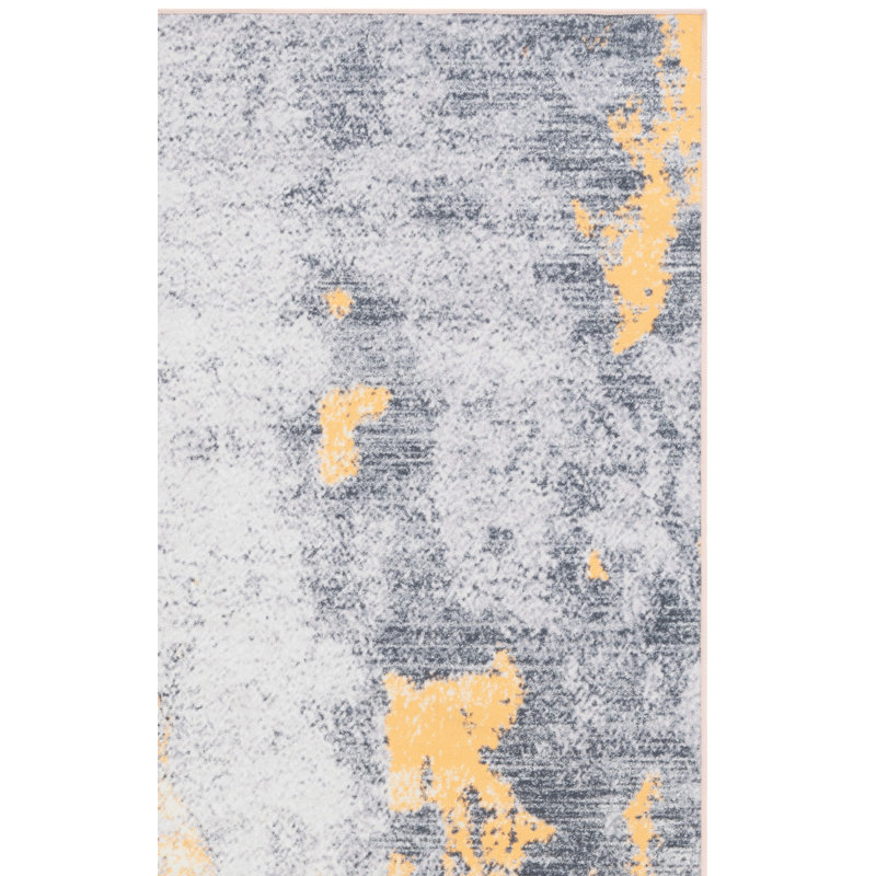 Bennita 803 Area Rug In Gray / Gold, Rectangle 3' x 5'