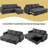 Reversible Sectional Sofa with Pull Out Bed and Storage For Limited Spaces-111009469