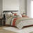 Jenson 7 Piece Color Block Stripe Comforter Set with Throw Pillows-494467979-494467978