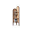 Armoire de coin en bois massif