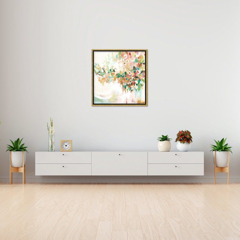 Nature Inspired Blotch Floral by Jenny Westenhofer, 36" H x 36" W