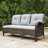 Premium All-Weather Wicker 8 - Person Patio Conversation Set with Cushions