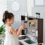 Burgundy Classic Play Kitchen - Espresso / Black