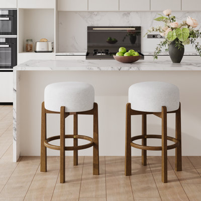Tabourets de bar rembourrés Ragio Mid-Century