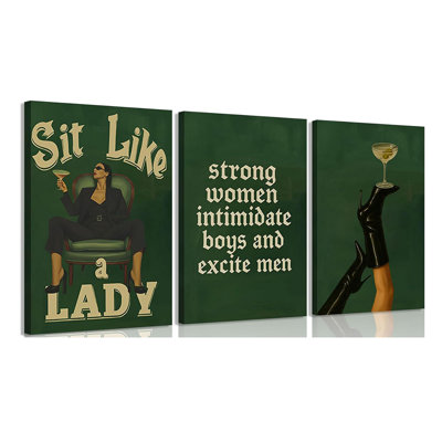 3 Piece Wrapped Canvas Wall Art