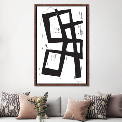 Simple Intersecting Lines by Statement Goods - Gallery-Wrapped Canvas Giclée on Canvas