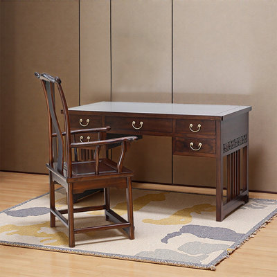 New Chinese style practical desk and chair set