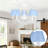 28" 5-Light Modern Remote Control Paint White With Bule Fabric Shade Adjustable Length Fandelier Ceiling Fan With Lighting Kits For Living Room/Bedroom-1063103207