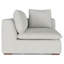 Maud Modular Sofa and Ottoman Set 125-inch-wide L-Shaped Sofa and Matching 36-inch-wide Table Ottoman for Living Room