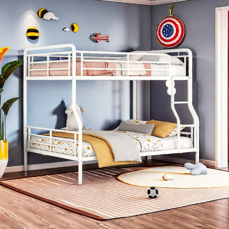 Lit superposé double Amyha Kids, Blanc