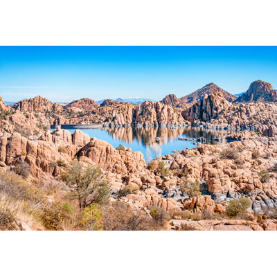 Watson Lake In Prescott Arizona USA by Benedek - No Frame Art Prints on Canvas