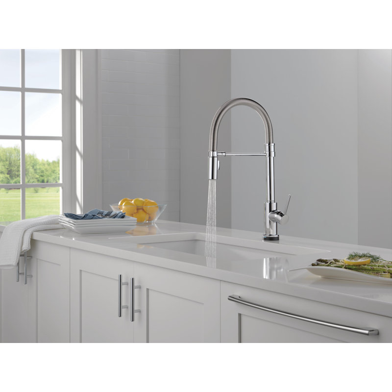 Trinsic Touch2O Kitchen Faucet with Touchless Technology, Chrome