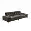 Canapé moderne à 4 places avec accoudoirs larges et capitonnés amovibles avec pieds en métal Canapé confortable en chenille avec 2 coussins pour le salon-433538740