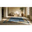 Blue Color Silk Pile Antique Minimalist Chinese Area Rug