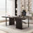 60-inch Executive Desk With 2" Thick Desktop And Built-in Power Outlet-1694175804