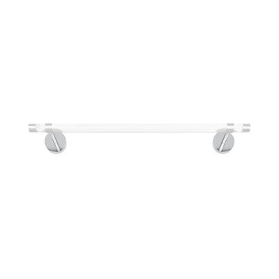 Verre 24" Acrylic Towel Bar In Chrome