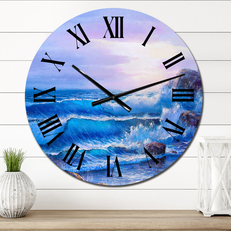 Horloge murale nautique et côtière, Moyen