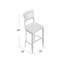 Amsterdam Outdoor Teak Bar Stool-1562092415