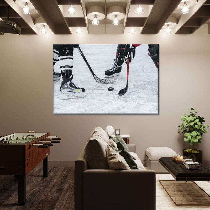 " Ice Hockey Canvas Print ", 26" H x 39" W x 1.25" D