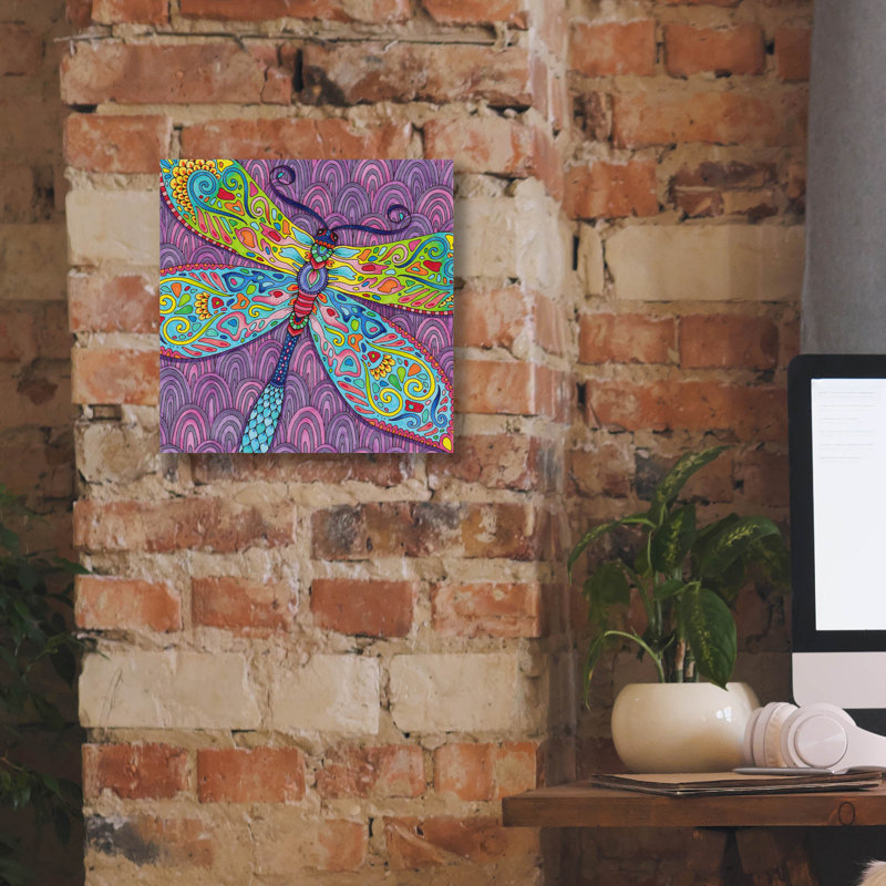 «Winged Things 3» par Hello Angel, H 12 po x l 12 po x P 0,75 po