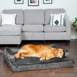 Plush & Velvet Comfy Couch Sofa-Style Pet Bed