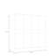 Roderic 4 Door Manufactured Wood Wardrobe