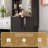 Makeup Vanity Desk with Chair, Adjustable Lights, Power Outlet and Mirror-686741646-699418150