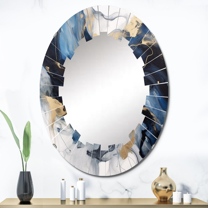 Miroir mural sans cadre, miroir décoratif moderne - Besni, 36 po x 24 po