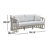 Chaffins Seating Set, White, 3-PC